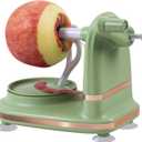 Apple Peeler with 2 Blades Replacements, Apple Pealer Slicer & Corer for Home Kitchen Quick Applesauce Pie Making