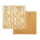 Mainstays Kingswood Curtain Set 27.5" X 63" Brown Sugar 4 Piece