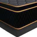 14 inch King Size Mattress in a Box,Gel Hybrid Memory Foam Individually Wrapped Pocket Springs for Motion Isolation,Pressure Relief,CertiPUR-US,Medium Firm-Black