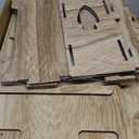 HIIMALEX Extra Large Wooden Bunny Castle House Multistory Climbing Tower Hideout Ventilated Sturdy Habitat for Rabbit Guinea Pig Chinchilla Ferret