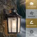 FILIYANO Motion Sensor Outdoor Wall Light - Black Dusk to Dawn Outdoor Lighting, LED Waterproof Exterior Light Fixture, Modern Porch Light Outside Wall Mount for House Patio Garage Garage, Anti-Rust