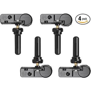 TPMS Sensor,GM 315Mhz Tire Pressure Monitoring Sensor Compatible for Chevy Silverado GMC Cadillac Buick Pontiac Saturn Hummber Saab Replace#13598771 13598772 13586335 13581558 4 Pack