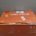 MAXYOYO 3 in 1 Kids Bean Bag Chair Bed, Convertible Chair Folds from Bean Bag to Lounger, Child Floor Sofa for Gaming, Reading, Floor Mattress with High-Density Foam Filling (Orange)