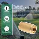 1" No-Lead Brass Check Valve with Backflow Preventer, CVNL100 700 Series, Universal One-Way 1" FNPT 1" FNPT