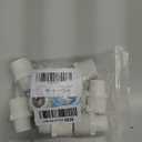 HayEastdor 9PCS 1" to 3/4" PVC Pipe Fitting Hex Nipple G1 Male X G3/4 Male Coupling Adaptor of Thread Plumbing PIPE Connection