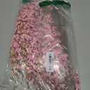 15PCS Pink Flowers 29.5" Faux Jasmine Flowers Long Stem Artificial Flowers for Tall Vase Wedding Party Home Office Kitchen Decoration(Pink)