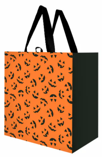 Halloween Jacko-Lantwrn Reusable Tote Bag's - 5 Pack