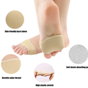 4pcs Non- High Heel Forefoot Cushions Thickened Half Foot Pads for Comfort and Metatarsal Pads for Women for High Heels and Dress Shoes