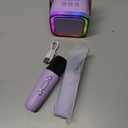 Mini Karaoke Machine for Kids, 2026 TOP Toys Easter Birthday Gifts Ideas for Girls Ages 4, 5, 6, 7, 8, 9, 10, 12+ Years Old, Portable MP3 Player with 2 Wireless Mics for Family Home Party (Light Purple)