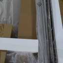 Frameless Pivot Shower Door 30.8-32" W X 72" H, 1/4" (6mm) Clear SGCC Tempered Glass, Hinged Pivot Swing Shower Door, Reversible Installation, Easy to Clean, Matte Black