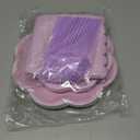96 Pcs Purple Paper Plates and Napkins Set 9'' Mothers Day Plates, 7'' Dessert Plate, Plastic Forks, lavender Party supplies for Baby Shower Wedding Bridal Shower Birthday