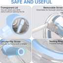 Compatible Stanley Lid Pink (blue)