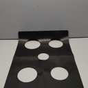 Stove Top Protector for Whirlpool Gas Stove Protectors 5 Burners, Fit Model WFG540H0ES/0/1 WFG540H0EB0/1 WFG540H0EH0/1 WFG540H0EE0/1 WFG540H0EW0/1, 0.5MM Reusable Splatter Guard Stove Top Liner