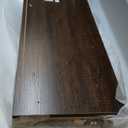 ChooChoo Farmhouse Coffee Bar Cabinet, Buffet Cabinet with Storage, Sideboard Buffet with Glass Door, Console Table for Kitchen, Hallway, Entrance, Black