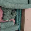 37.4" Cat Tree Tower with Twin Cat Condos for Indoor Cats, All-in-One Activity Center with Cat Scratching Post Cozy Sleeping Perch Hammock and Toy Balls,Beige