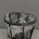 TreeLen 3Pack 10inch Railing Planter Outdoor Balcony Hanging Baskets for Plants Fence Planters Metal Potted Stand Indoor Porch Railing Planters Flower Pot Holder