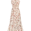 GRACE KARIN Women's 2025 Summer Floral Boho Dress Square Neck Strapped Swing A Line Sundress Beach Long Maxi Outfits, 2 XL