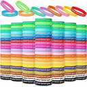 Jerify 200 Pcs Jesus Loves You Silicone Bracelet Christian Wristbands Bulk Bible Verse Rubber Bracelet Religious Colorful Bands for Party Favors Gifts Prizes(Fresh Style)