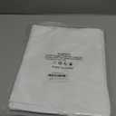 DONREN 24 by 24 Inches Long Small Tier Cabinet Curtains for Kitchen Thermal Insulated Half Long Pure White Short Drapes for Basement Bathroom Window Covering 1 Pair