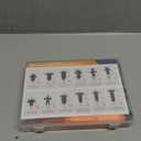 GOOACC 240PCS Bumper Retainer Clips Car Plastic Rivets Fasteners Push Retainer Kit 12 Popular Sizes Auto Push Pin Rivets Set -Door Trim Panel Fender Clips for GM Ford Toyota Honda Chrysler