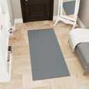 Ottomanson 2' x 5' Commercial-Grade Hallway Runner with Scraper Pile - Extra Durable Non-Slip Rug Mat for Indoor & Outdoor Use - Ideal for Kitchen, Entryway, Patio & Garage - High-Traffic Carpet, Gray