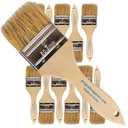 Pro Grade - Chip Paint Brushes - 12 Ea 2 Inch Chip Paint Brush Light Brown