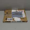 SONGMICS Spice Racks, Set of 2 Metal Cabinet Shelf Organizers, Countertop Organizers, Shelf Risers, Stackable, Expandable, Brown UKCS01BR