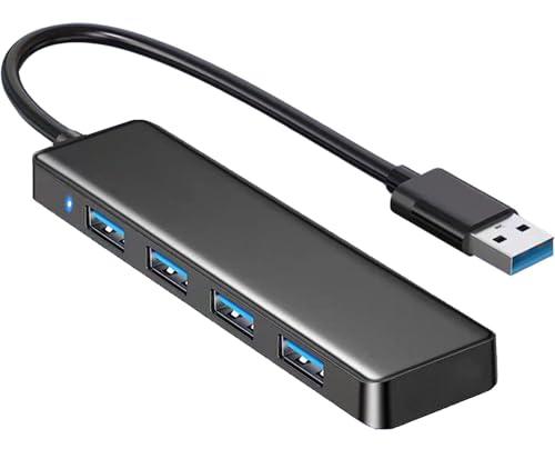USB 3.0 Hub, VIENON 4-Port USB Hub USB Splitter USB Expander for Laptop, Xbox, Flash Drive, HDD, Console, Printer, Camera, Keyboard, Mouse(Not for Charging)