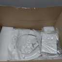 Non-Electric Bidet Toilet Seat, Self-Cleaning Dual Nozzles, Soft-Close Lid, Easy-Install Round White Attachment