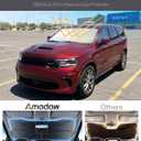 Windshield Sun Shade for Dodge Durango 20002026, Foldable Umbrella Sunshade with 100% UV Block, Multi-Layer Heat Insulation, Reinforced 10-Rib Frame, Keeps Car Cooler, Summer Car Accessory