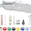 Handheld mini sewing machine, portable fast electric sewing machine, suitable for beginners and adults, and handheld fast sewing device suitable for DIY family travel.
