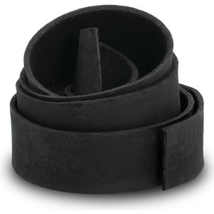 1" x 72" Genuine Leather Strap  Thick, Durable Leather for Crafting, Tooling, and DIY Projects  Ideal for Belts, Bags, Furniture, DIY Craft Projects and More (Black)