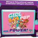 Lexibook, Paw Patrol, Educational and Bilingual Laptop in English/Spanish, Toy for Children with 124 Activities to Learn, Play Games and Music, Pink, JC598PAGi2