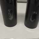 CIRCLE JOY Electric Rechargeable Salt and Pepper Grinder Set Top-Refill Automatic Pepper Mill Grinder with Charging Base, Adjustable Coarseness, Easy Filling Larger Capacity with Led for Home Kitchen