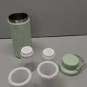 22oz Portable Breast Milk Cooler Bottle-Milk Cooler for Outdoor Travel, Keeps Fresh Cooling for 24+ Hours,Breastfeeding Essentials with 2pcs Bottle for Breastmilk Storage (Mint-Green)