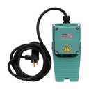 XURUI Power Maintained Foot Switch XF-402R, Single Pedal, 15A 250V, 7.2 Feet Cord with Plug,Cast Aluminum (Maintained Switch)