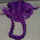 Rumi Wig for KidsGirls Halloween Cosplay Wig Props Purple