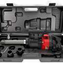 Trivd Frol Air Impact Wrench 1 inch Impact Gun 1 Inch Impact Wrench, Up to 3550 Ft.lbs, 5000RPM High Torque Pneumatic Impact Wrench with 32mm-33mm Sockets, 1/2" Air Inlet for Heavy Duty Repairs