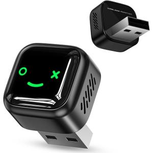 Wireless CarPlay Adapter for Android/iPhone (2 in 1) - 2025 Upgrade Wired CarPlay,Mini Size,Plug and Play,Perfect Compatible with Built-in Wired Apple CarPlay and Android Auto Cars-Black