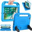 LEDNICEKER Kids Case for iPad 9.7 2018/2017 & iPad Air 2 - [Built-in Screen Protector][Light Weight Handle] Shockproof Stand Case for iPad 9.7 inch 2018(6th Generation) / 2017(5th Gen) - Blue