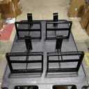 SSWBasics Rectangular Black Faceout Sign Holder for Slatwall - Holds 7" W x 5 ½"H Signs - Set of 2