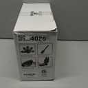 Moss & Stone Belgian Waffle Maker, Electric Flip Waffle Machine with Adjustable Temperature Control, Non-Stick Grids for Smooth Release, Compact 8-Inch Round Waffle Maker, Black