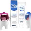 Hydroxyapatite Toothpaste for Sensitive Teeth - Enamel Repair & Whitening, Fluoride-Free with Natural Mint, Fresh Breath, Cavity Protection (120g) Pack of3