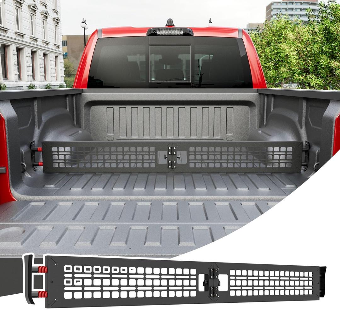Truck Bed Divider Compatible with 2019-2025 Dodge RAM 1500 Truck Bed Organizer Cargo Manager Replacement for 2019-2025 Dodge RAM Accessories