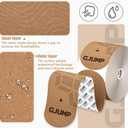 Kinesiology Tape, 40 Count Precut Strips 2 Rolls, Original Cotton Elastic Athletic Tape for Muscle Strain Relief & Joint Support, Waterproof & Breathable Sports Tape for Support and Recovery (Beige)