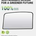BASENOR Tesla Model 3 Glass Roof Sunshade 20212023, [No Gaps No Sag] Front+Rear Sunroof Heat-Blocking UV Sun Shade with Reflective Covers, Foldable Frame, Black (Proprietary Design)