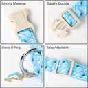 DOGWONG Summer Dog Collar, Cute Blue Whale Dog Collars, Adjustable Summer Shark Pet Collars Boy Male Coastal Beach Necklace for Small Medium Large Dogs