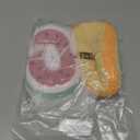 2 Pcs Adjustable Cat Cone Collar Soft Small Cat Recovery Collar After Surgery Cute Elizabethan Donut Kitten Neck Cones to Stop Licking, Orange Watermelon Shaped for Small Dogs Puppies Pet, 5-7 Lbs