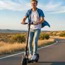 Electric Scooter with Suspension Long Range Electric Scooter for Adults 10inTires,E Scooter with Smart APP Control for Commuting, Outdoor, Short Travel UL2272