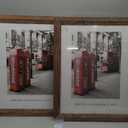 16x20 Picture Frame, Set of 2 Picture Frames Plexiglass and Composite Wooden Rustic Rounded Corners Poster Frame for Wall Mount with Hanging Hardware(Brown)